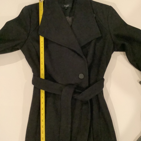 M.A.A.C London Minimalist Wool Coat Size Small - Picture 13 of 13
